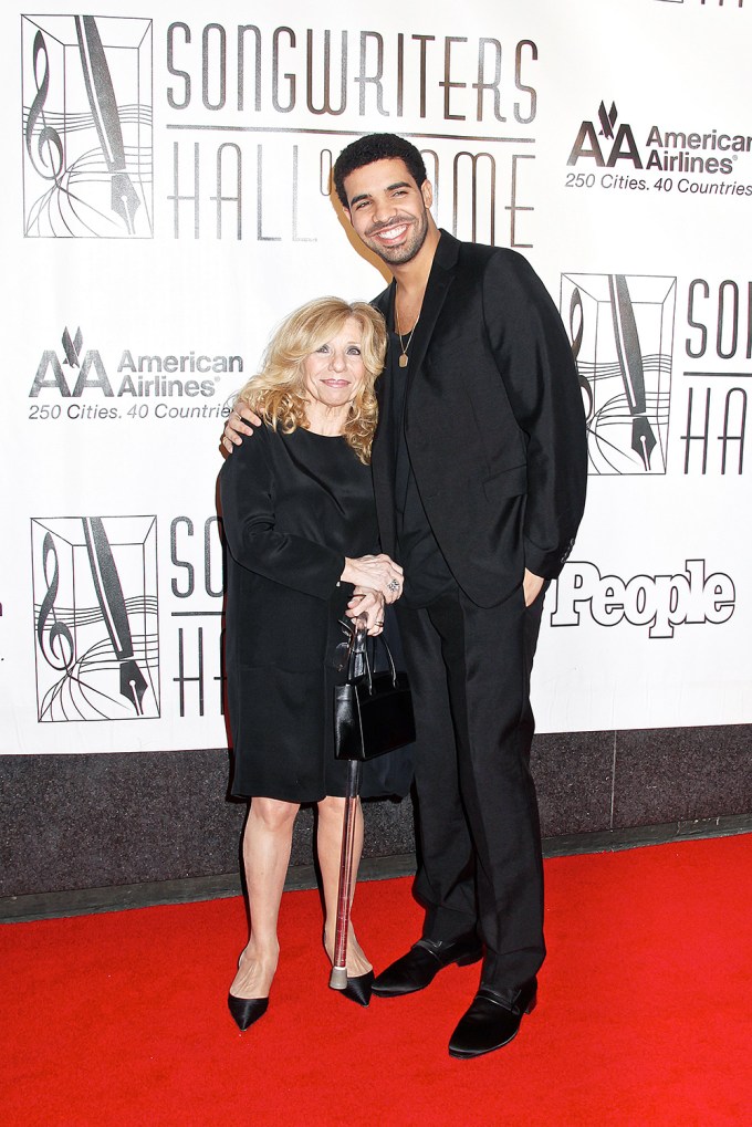 Drake and Sandi Graham on the red carpet