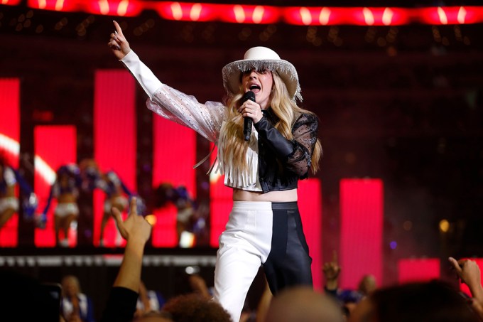 Ellie Goulding performs during the Bills vs. Cowboys Football Game