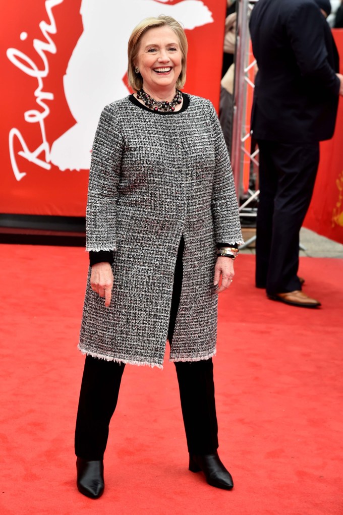 Hillary Clinton Arrives At The Premiere Of ‘Hillary’