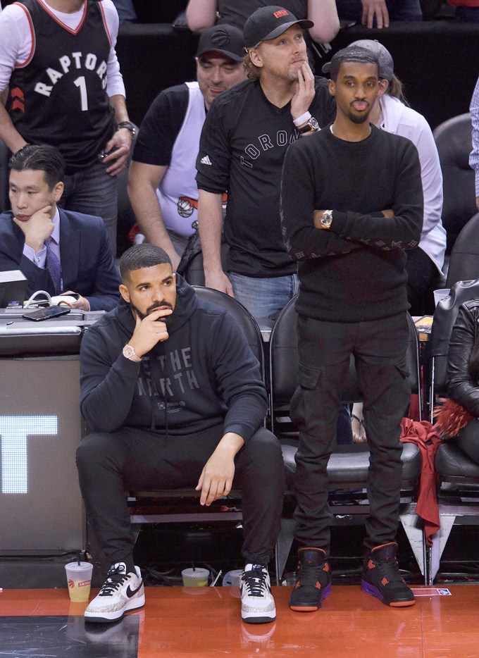 Drake Attends The NBA Finals 2019