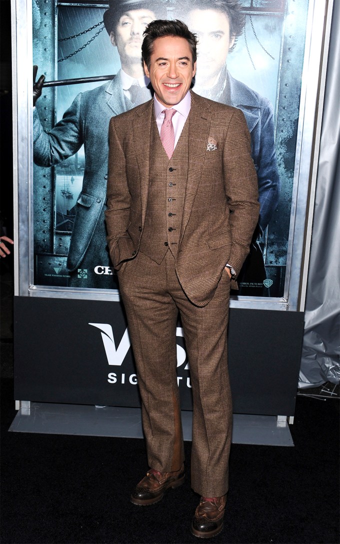 Robert Downey Jr. At The ‘Sherlock Holmes’ Premiere