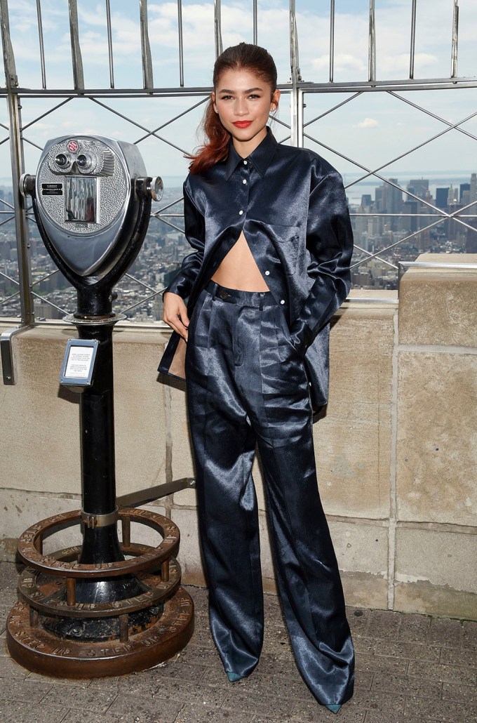 Zendaya At The Empire State Building