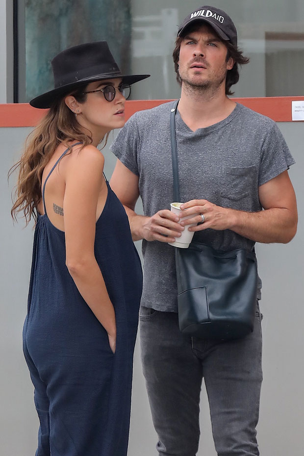 Ian Somerhalder & Nikki Reed Out For Coffee