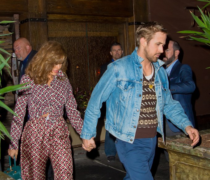 Eva Mendes & Ryan Gosling Hold Hands
