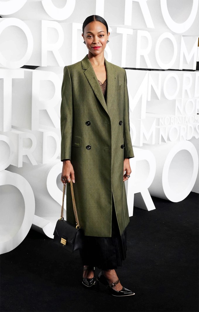 Zoe Saldana Attends The Nordstrom NYC Flagship Store Opening Party