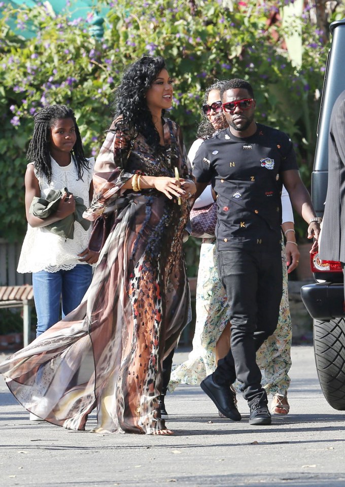 Kevin Hart & Eniko Parrish at their baby shower