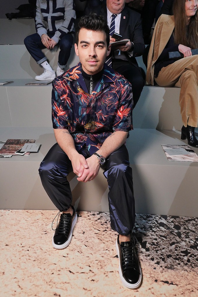 Joe Jonas at Paris Fashion Week 2018