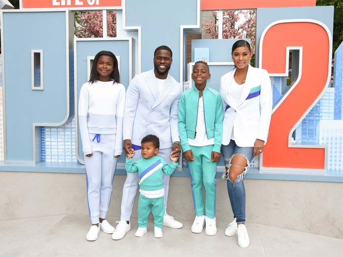 Eniko Parrish and Kevin Hart at the ‘The Secret Life of Pets 2’ Film Premiere