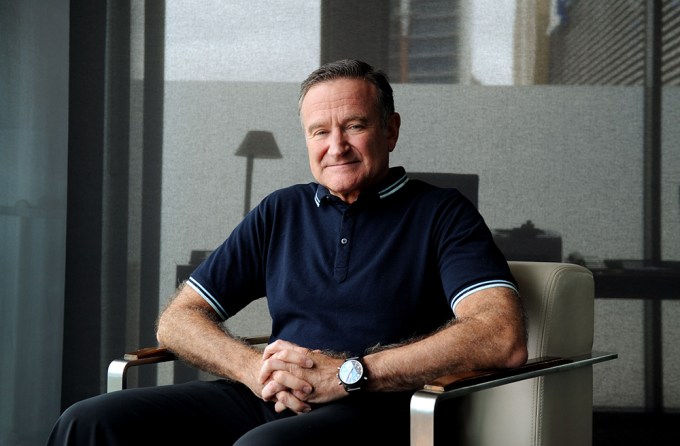 Robin Williams in a promotional photo for ‘Happy Feet 2’