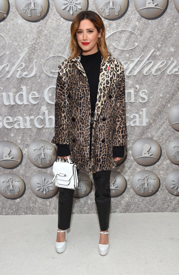 Ashley Tisdale at the Brooks Brothers Holiday Party
