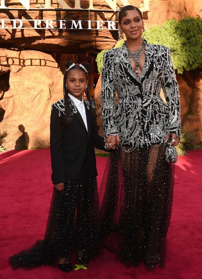 Blue and Queen Bey on the Red Carpet