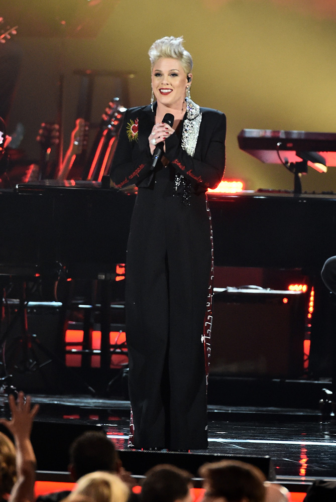 Pink Sings At The MusiCares Person of the Year Gala