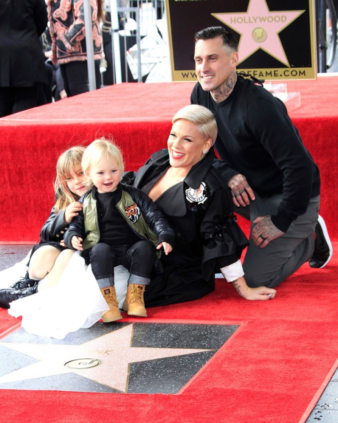 Pink On The Hollywood Walk of Fame
