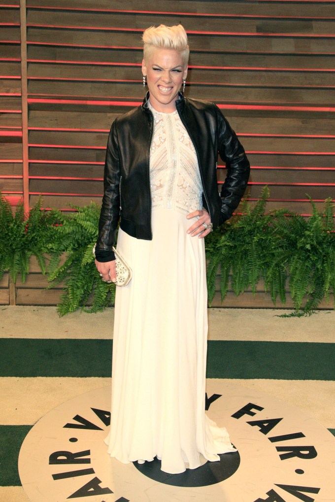 Pink At The 2014 ‘Vanity Fair’ Oscar After-Party