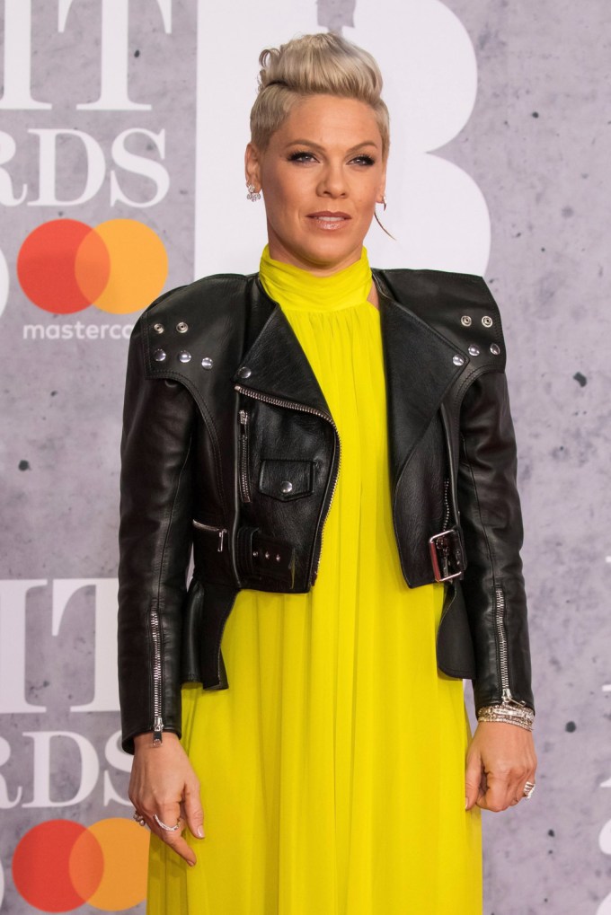 Pink looking awesome at the Brit Awards