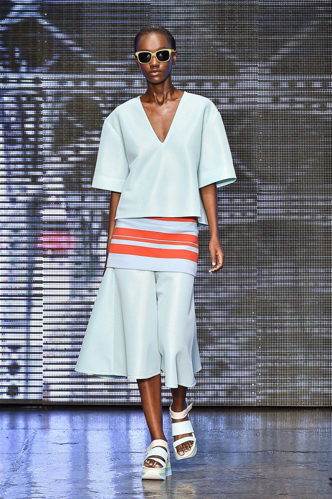 DKNY show, Spring Summer 2015, Mercedes-Benz Fashion Week, New York, America – 07 Sep 2014