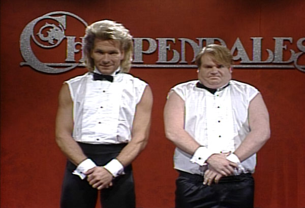 snl-moments-Patrick-Swayze-and-Chris-Farley-in-Chippendales-audition