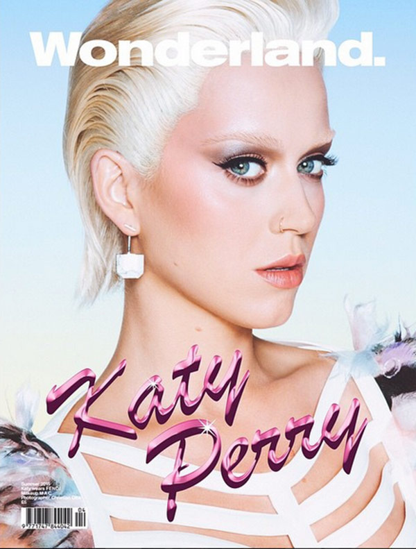 Katy Perry Blonde For Wonderland Magazine