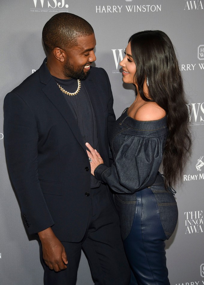 Kim Kardashian & Kanye West At The WSJ Magazine 2019 Innovator Awards