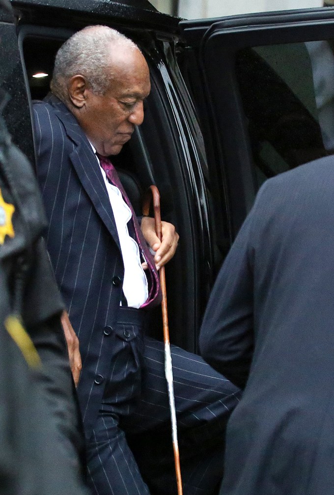 Bill Cosby Arriving At His Sentencing Hearing