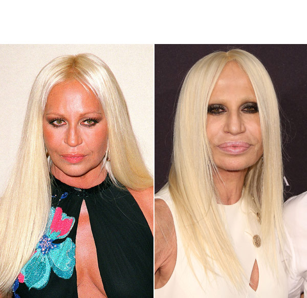 Donatella Versace before and after: Young Donatella's style compared to now