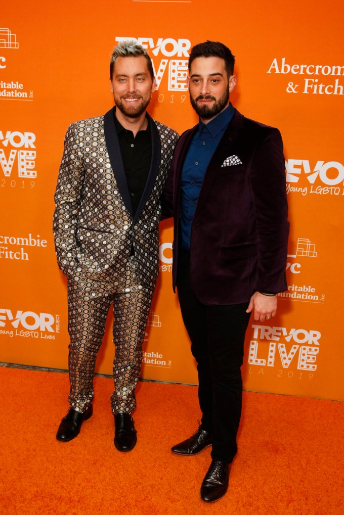 Lance Bass & Michael Turchin at The Trevor Project’s TrevorLIVE Event in 2019