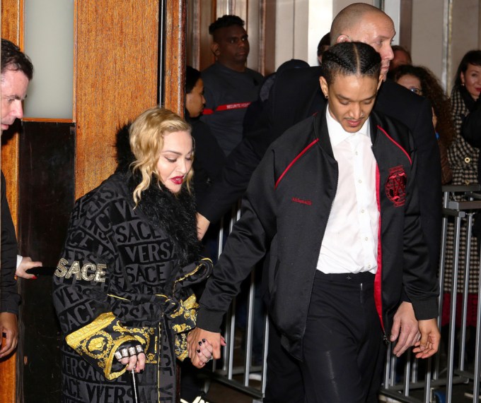 Madonna and boyfriend Ahlamalik Williams in Paris