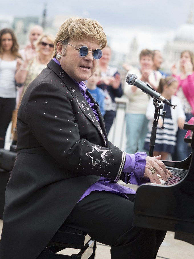 Elton John on the ‘This Morning’ TV Programme