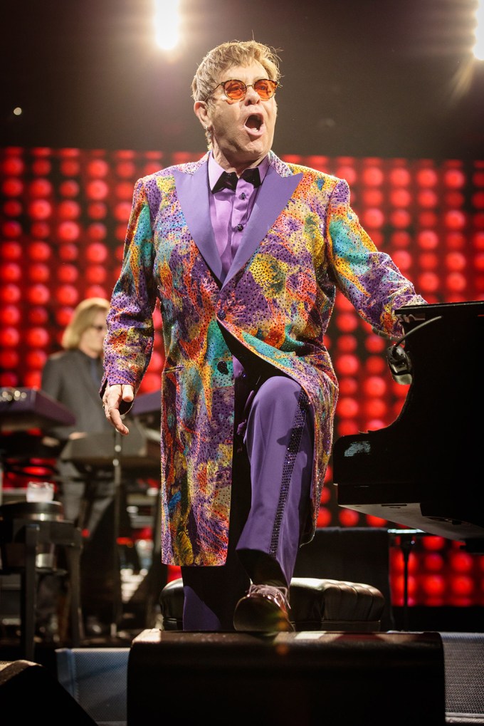 Elton John in concert at the Genting Arena