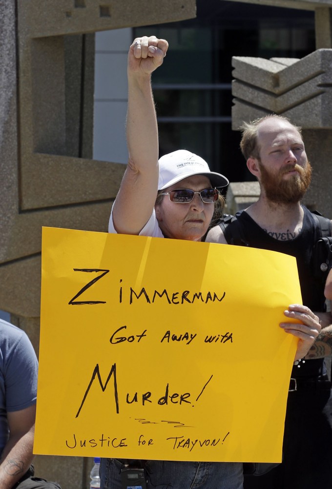 George Zimmerman Protested