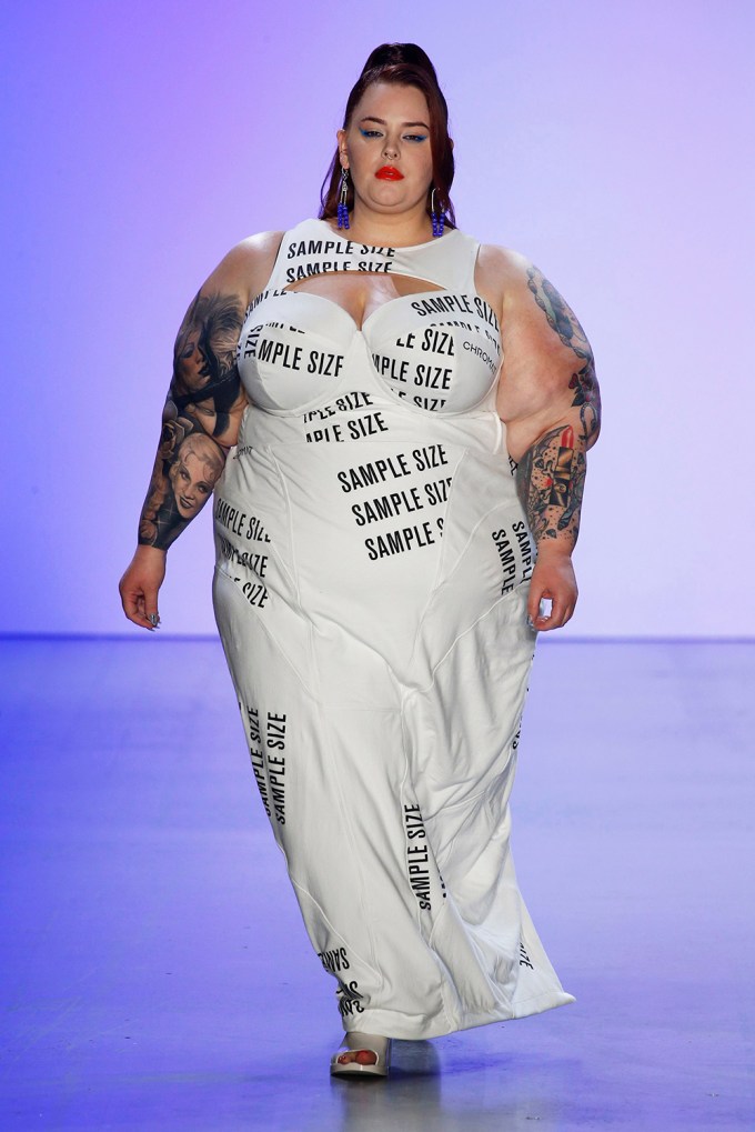 Tess Holliday At The Chromat 10 Show In New York