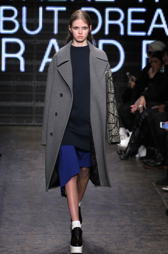 DKNY show, Autumn Winter 2015, Mercedes-Benz Fashion Week, New York, America – 15 Feb 2015