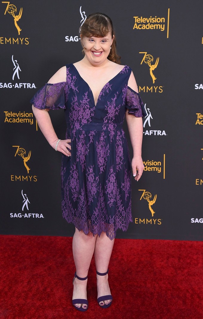 Jamie Brewer at the 2018 Dynamic & Diverse Nominee Reception