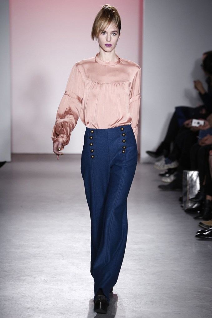A pink and blue outfit from Nanette Lepore
