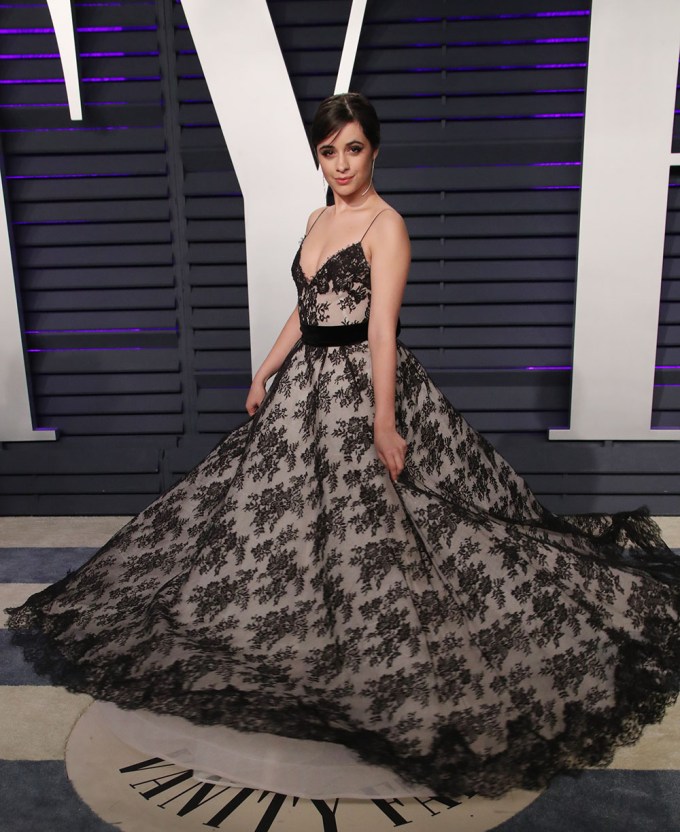 Camila Cabello At The Vanity Fair Oscar Party