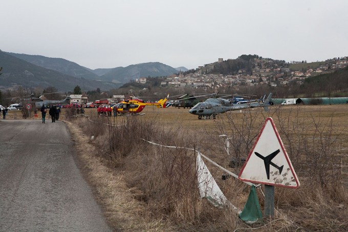 Aftermath of Germanwings Airbus A320 plane crash, Seyne-les-Alpes, France – 24 Mar 2015