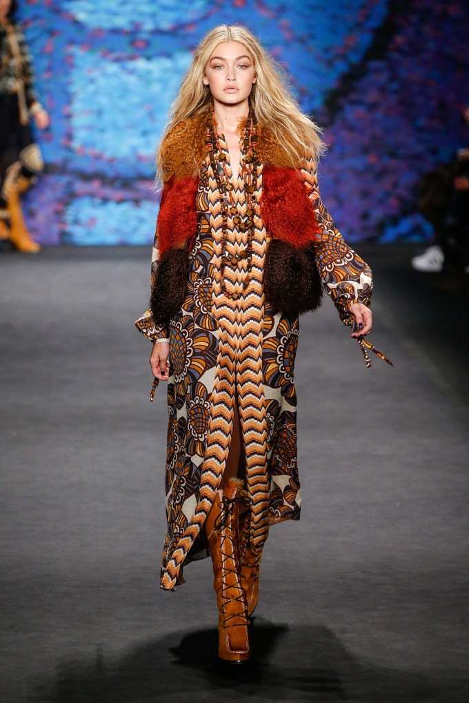 Anna Sui show, Autumn Winter 2015, Mercedes-Benz Fashion Week, New York, America – 18 Feb 2015