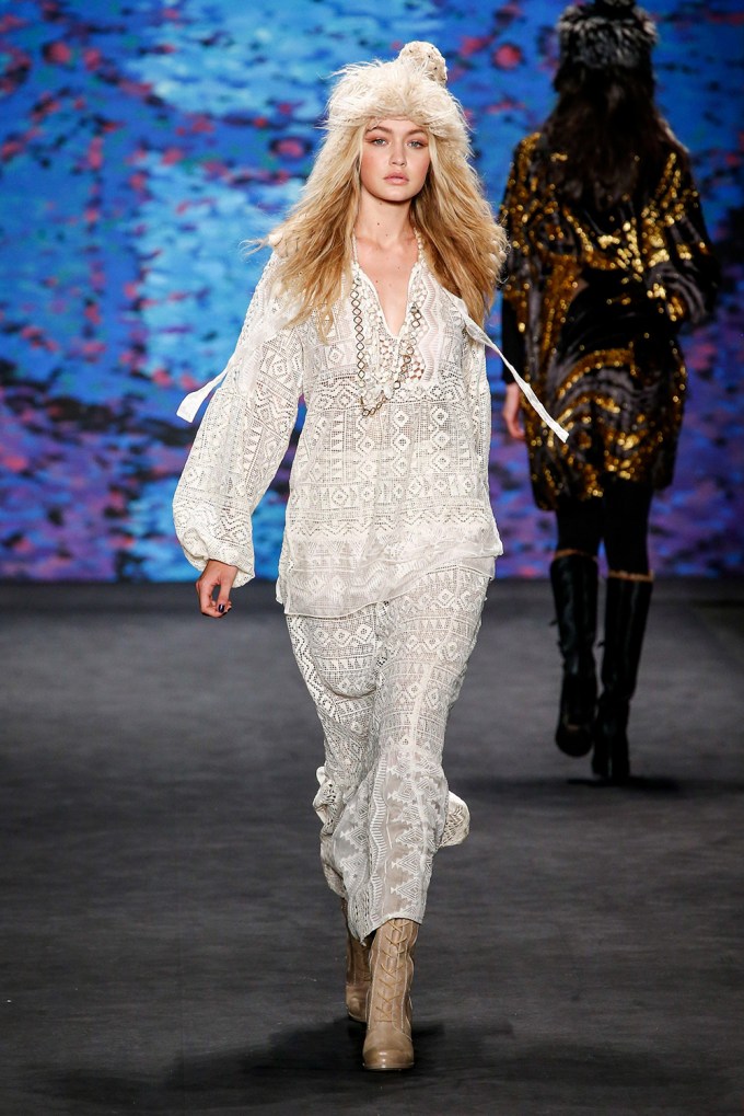 Anna Sui show, Autumn Winter 2015, Mercedes-Benz Fashion Week, New York, America – 18 Feb 2015