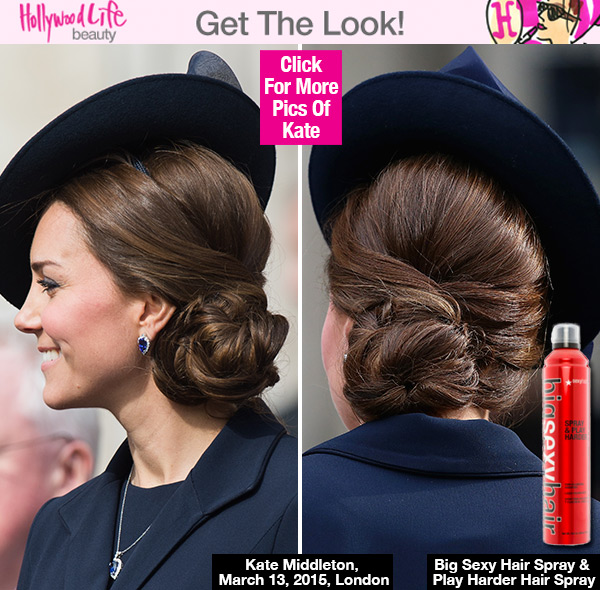 PICS] Kate Middleton's Hair For Service Of Commemoration: See Her Twisted  Updo – Hollywood Life