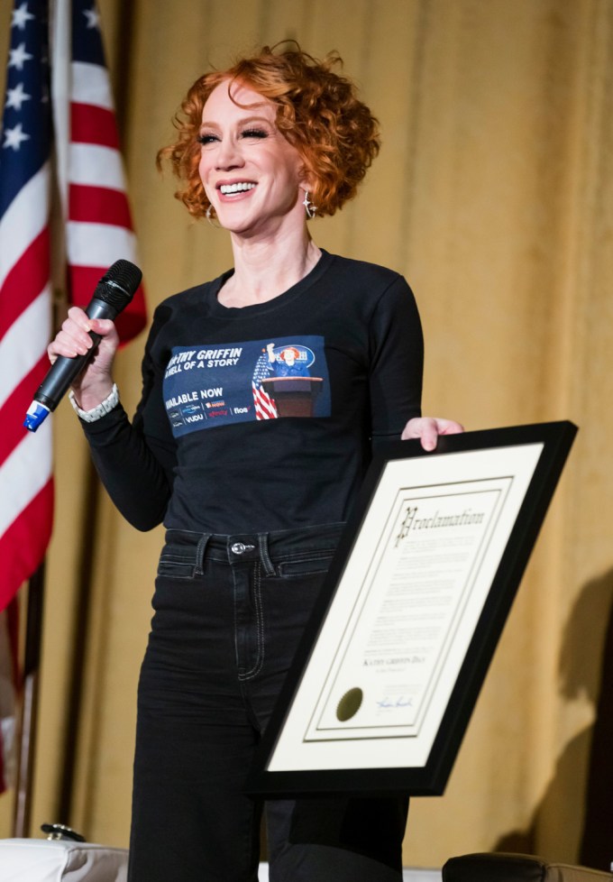 Kathy Griffin on stage