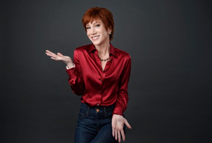 Kathy Griffin during her photoshoot