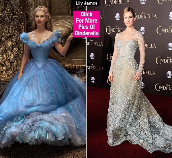 Lily James' Waist Photoshopped In 'Cinderella'? — Actress Slams The Reports  – Hollywood Life