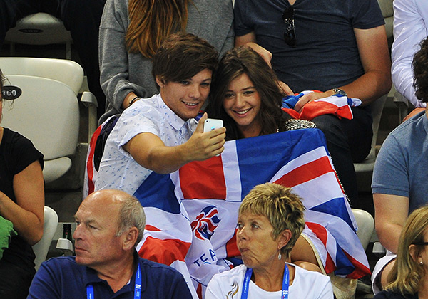 Louis Tomlinson & Eleanor Calder at the 2012 Olympic Games
