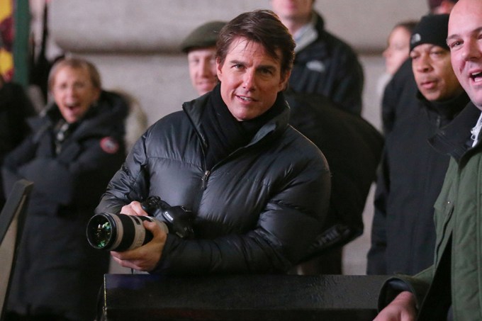 Tom Cruise On ‘Rogue Nation’ Set