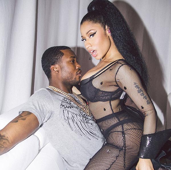 Nicki Minaj steps out in sexy outfit with Meek Mill