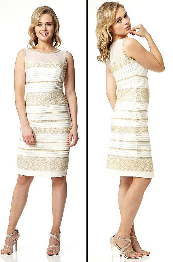 The Dress': Gold And White Version By ...