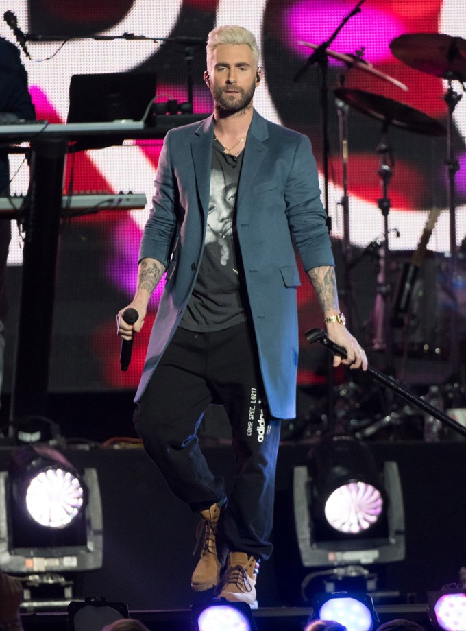 Adam Levine at the ‘Jimmy Kimmel Live’ TV show