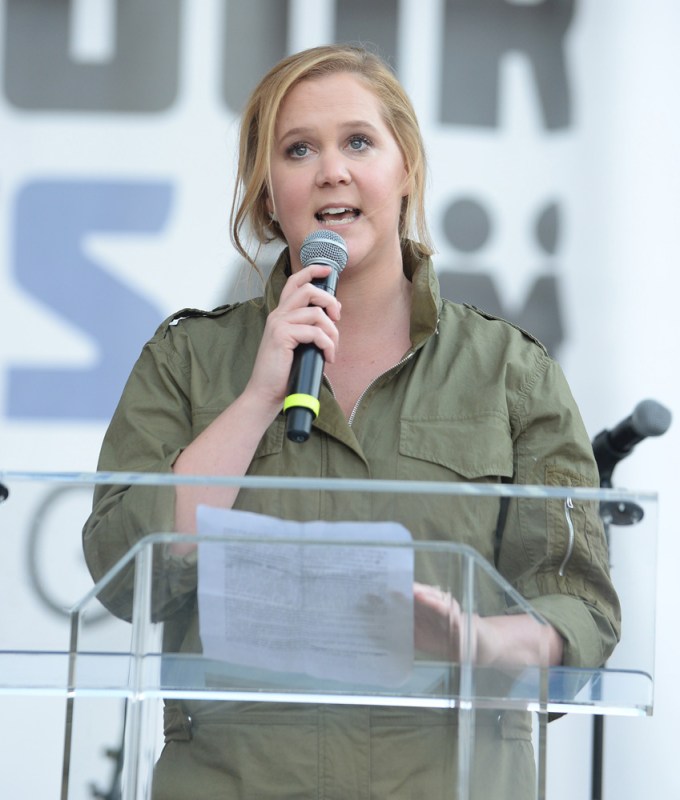 Amy Schumer Protests Gun Violence