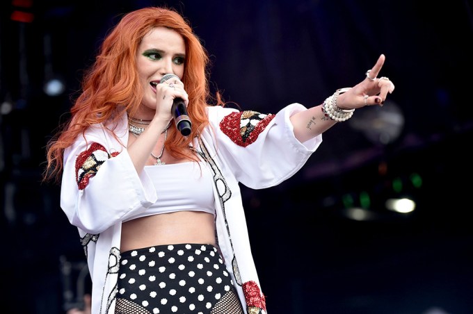 Bella Thorne Performing At The 2018 Billboard Hot 100 Music Festival