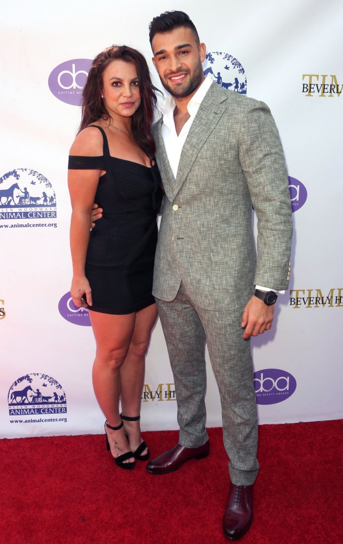 Britney Spears and Sam Asghari at the Daytime Beauty Awards